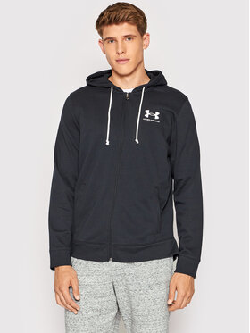 Under Armour Under Armour Pulóver Rival Terry Full-Zip 1370409 Fekete Loose Fit