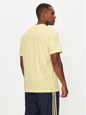 Adidas Majica Essentials Linear Logo IZ4769 Rumena Regular Fit