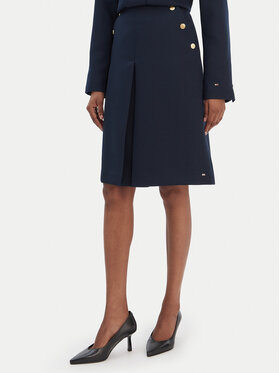 Tommy Hilfiger Tommy Hilfiger Пола тип трапец WW0WW49474 Тъмносин Regular Fit