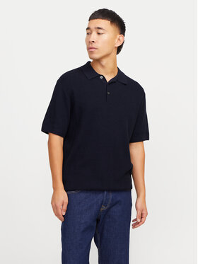 Jack&Jones Jack&Jones Polo Cooper 12271483 Granatowy Regular Fit