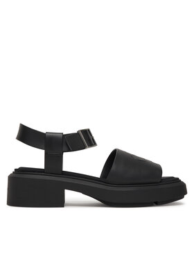 Calvin Klein Calvin Klein Sandali Chunky Sandal Lth Mg HW0HW03131 Črna