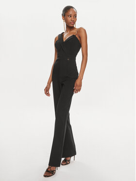 Rinascimento Rinascimento Salopetă CFC0019369002 Negru Regular Fit