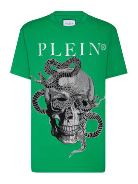 PHILIPP PLEIN PHILIPP PLEIN T-Shirt 851 Zielony Regular Fit