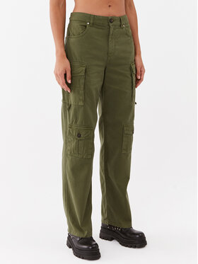 Pinko Pinko Stoffhose Variable 101986 A0D5 Grün Relaxed Fit