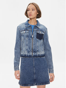 Tommy Jeans Tommy Jeans Geacă de blugi Izzie DW0DW16989 Albastru Slim Fit
