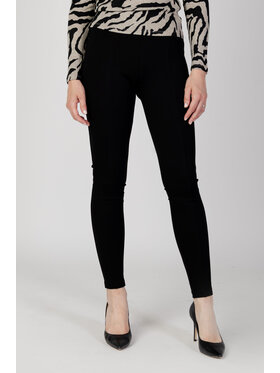 ONLY ONLY Spodnie damskie ONLTIA LIFE HW ELA LEGGING PNT Czarny Egg Fit