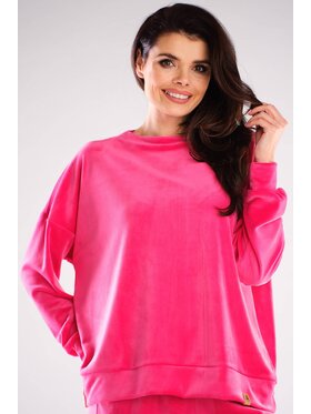 Awama Awama Bluza A410 Różowy Basic Fit