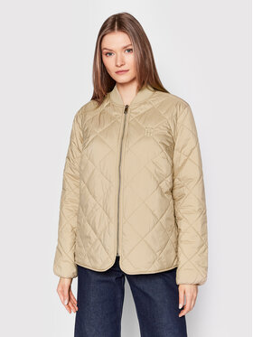 Tommy Hilfiger Tommy Hilfiger Преходно яке Quilted WW0WW35306 Бежов Regular Fit