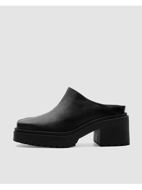 Bohema Clothing Bohema Clothing Klapki Squared Mule Czarny