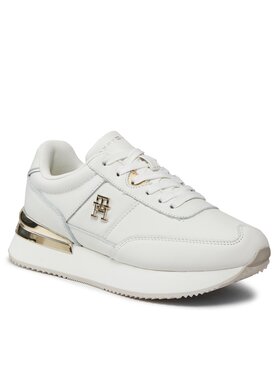 Tommy Hilfiger Tommy Hilfiger Sneakers Th Elevated Feminine Runner Hw FW0FW07830 Bianco