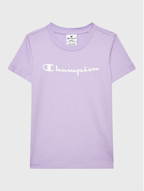 Champion Champion Tričko 404541 Fialová Regular Fit