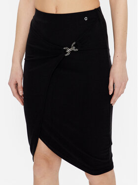 Guess Guess Puzdrová sukňa Dalal W3GD55 KAQL2 Čierna Slim Fit
