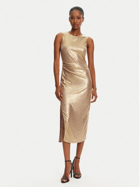 Patrizia Pepe Patrizia Pepe Koktélruha 2A2904/J276-FF59 Arany Regular Fit