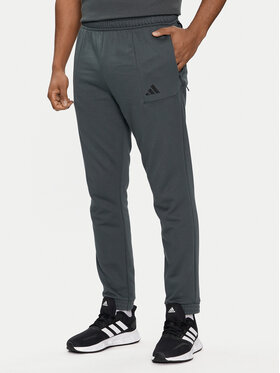 adidas adidas Spodnie dresowe Pump Workout IT4311 Zielony Regular Fit