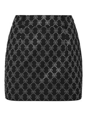 PHILIPP PLEIN PHILIPP PLEIN Spódnica 20123 Czarny Slim Fit