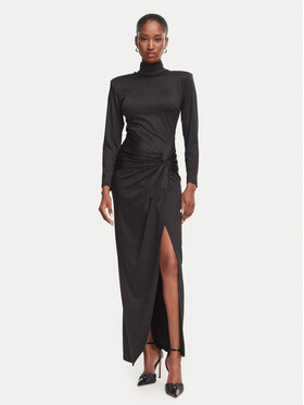 Rinascimento Rinascimento Rochie de seară CFC0020494002 Negru Slim Fit
