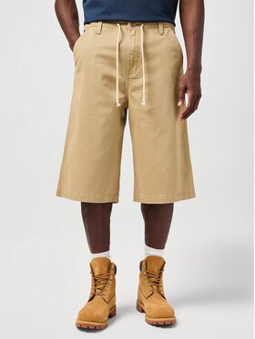 Wrangler Wrangler Szorty materiałowe Casey Jones Drawstring Short Beżowy Loose Fit