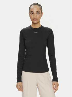 Calvin Klein Calvin Klein Blusa Nano Logo K20K207572 Nero Regular Fit