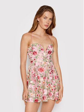 For Love & Lemons Vasarinė suknelė Luna CD2632 Rožinė Regular Fit