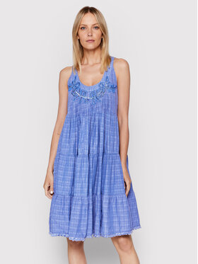 Iconique Iconique Rochie de vară Mamba IC22 043 Albastru Relaxed Fit