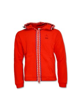 Nike Nike Bluza Kyrie Irving Full-Zip Hoodie Czerwony Standard Fit