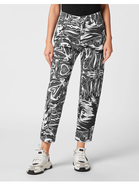 PHILIPP PLEIN PHILIPP PLEIN Jeansy 15351 Biały Mom Fit