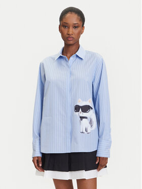 KARL LAGERFELD KARL LAGERFELD Košile A3W11029 Modrá Regular Fit