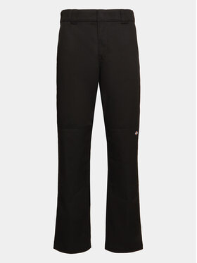 Dickies Dickies Pantaloni di tessuto Double DK0A4XZE Nero Slim Fit
