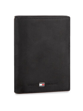 Tommy Hilfiger Tommy Hilfiger Portafoglio grande da uomo Johanson N/S Wallet W/Coin Pocket AM0AM00664 Nero