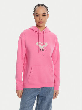 Roxy Roxy Bluza ERJFT05020 Różowy Regular Fit