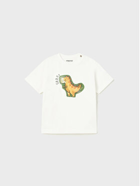 Mayoral Mayoral Tricou 1028 Alb Regular Fit