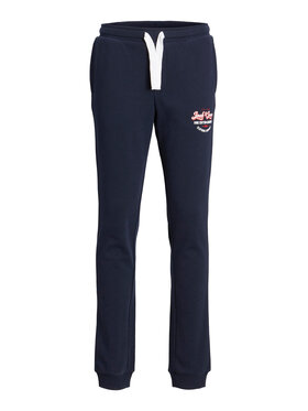 Jack&Jones Junior Jack&Jones Junior Spodnie dresowe Gordon 12225212 Granatowy Comfort Fit