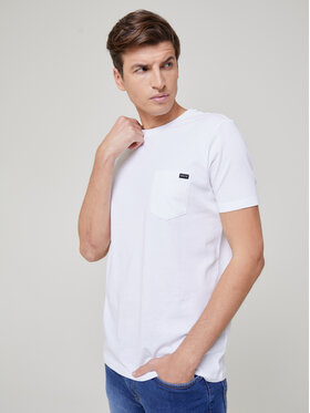 BIG STAR BIG STAR T-Shirt carbon_101 Biały Basic Fit