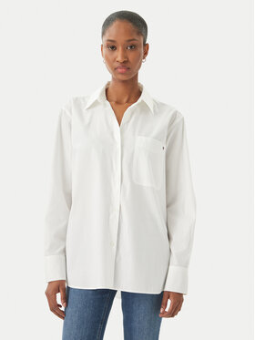 Tommy Hilfiger Tommy Hilfiger Srajca WW0WW45612 Bela Regular Fit