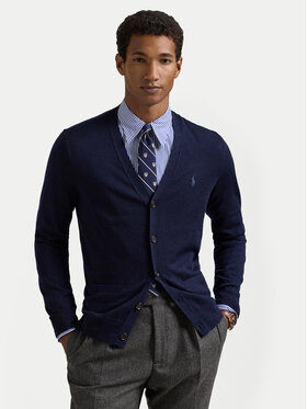 Polo Ralph Lauren Polo Ralph Lauren Kardigán 710946144001 Sötétkék Slim Fit