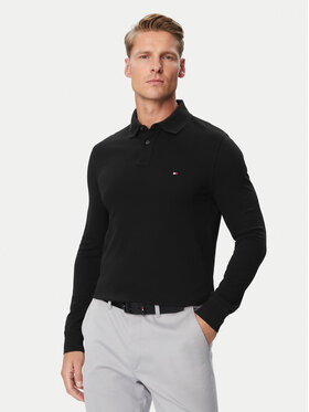 Tommy Hilfiger Tommy Hilfiger Polo 1985 MW0MW20183 Crna Regular Fit