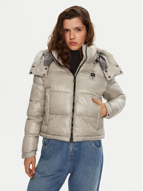 Blauer Blauer Zimní bunda 24WBLDC02044 Šedá Regular Fit