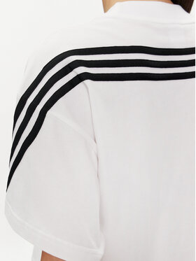 Adidas T-shirt Future Icons 3-Stripes IV5270 Bijela Relaxed Fit