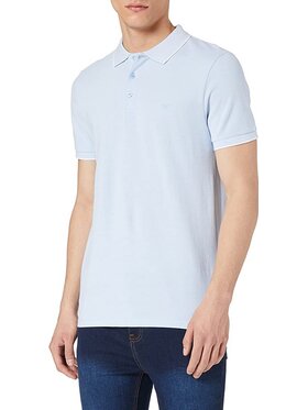 Wrangler Wrangler T-shirt SS REFINED POLO Blu Regular Fit