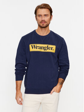 Wrangler Wrangler Felpa Seasonal 112341196 Blu scuro Regular Fit
