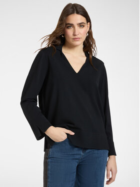 Elena Mirò Elena Mirò T-shirt M560Z100750N033 Nero Boxy Fit