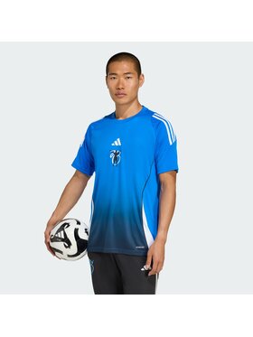 adidas adidas Koszulka techniczna 154721 Błękitny Slim Fit