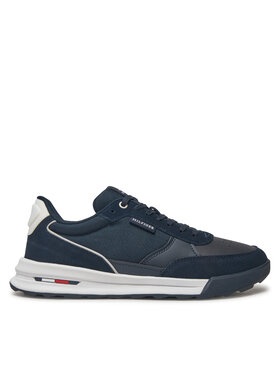 Tommy Hilfiger Tommy Hilfiger Sneakersy Retro Runner Mix Rwb FM0FM05371 Tmavomodrá