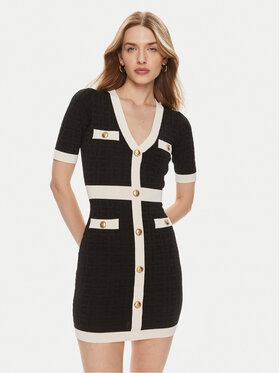 Elisabetta Franchi Elisabetta Franchi Φόρεμα κοκτέιλ AM-81B-42E3-V450 Μαύρο Slim Fit