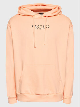Kaotiko Kaotiko Džemperis Unisex AL006-01-G002 Oranžinė Relaxed Fit