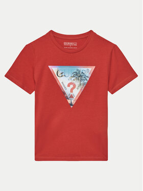 Guess Guess Tričko L5GI26 K8HM4 Červená Regular Fit