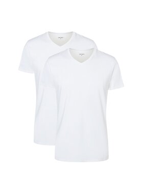 Camano Camano T-Shirt 25086 Biały Slim Fit