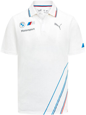 Puma Puma Polo BMW M Motorsport Biały Regular Fit