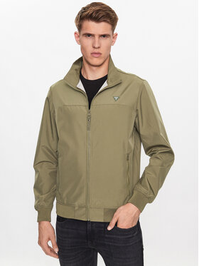 Guess Guess Prechodná bunda M3RL60 WO065 Zelená Regular Fit