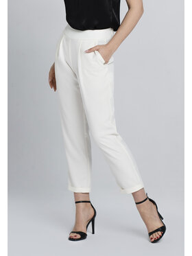 Look Made With Love Look Made With Love Spodnie garniturowe Wiliam Look 269 biały Écru Classic Fit